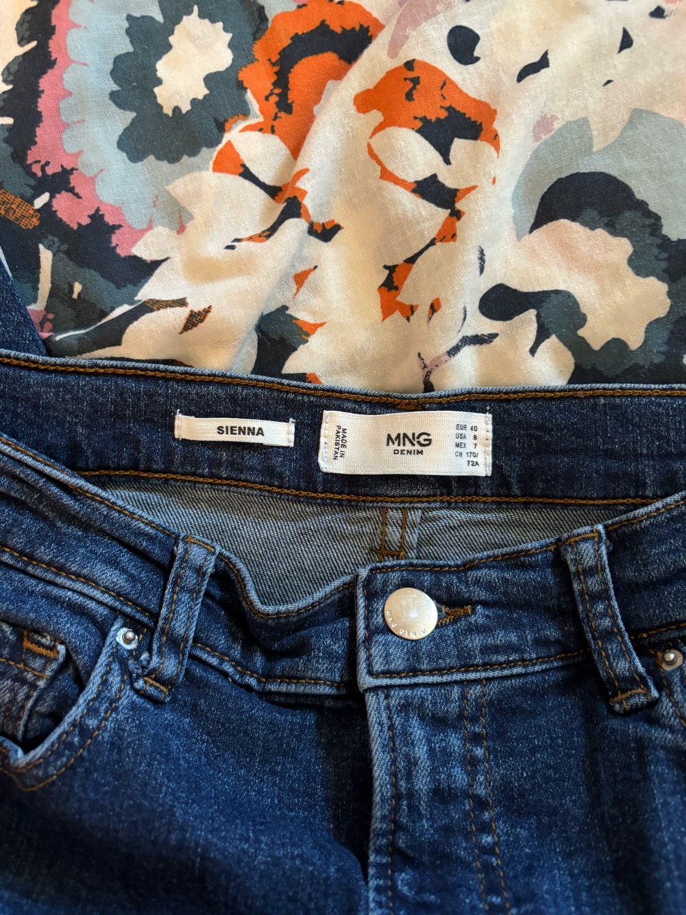 Mango Sienna High Rise Cropped Flare Jeans - Picture 3 of 3